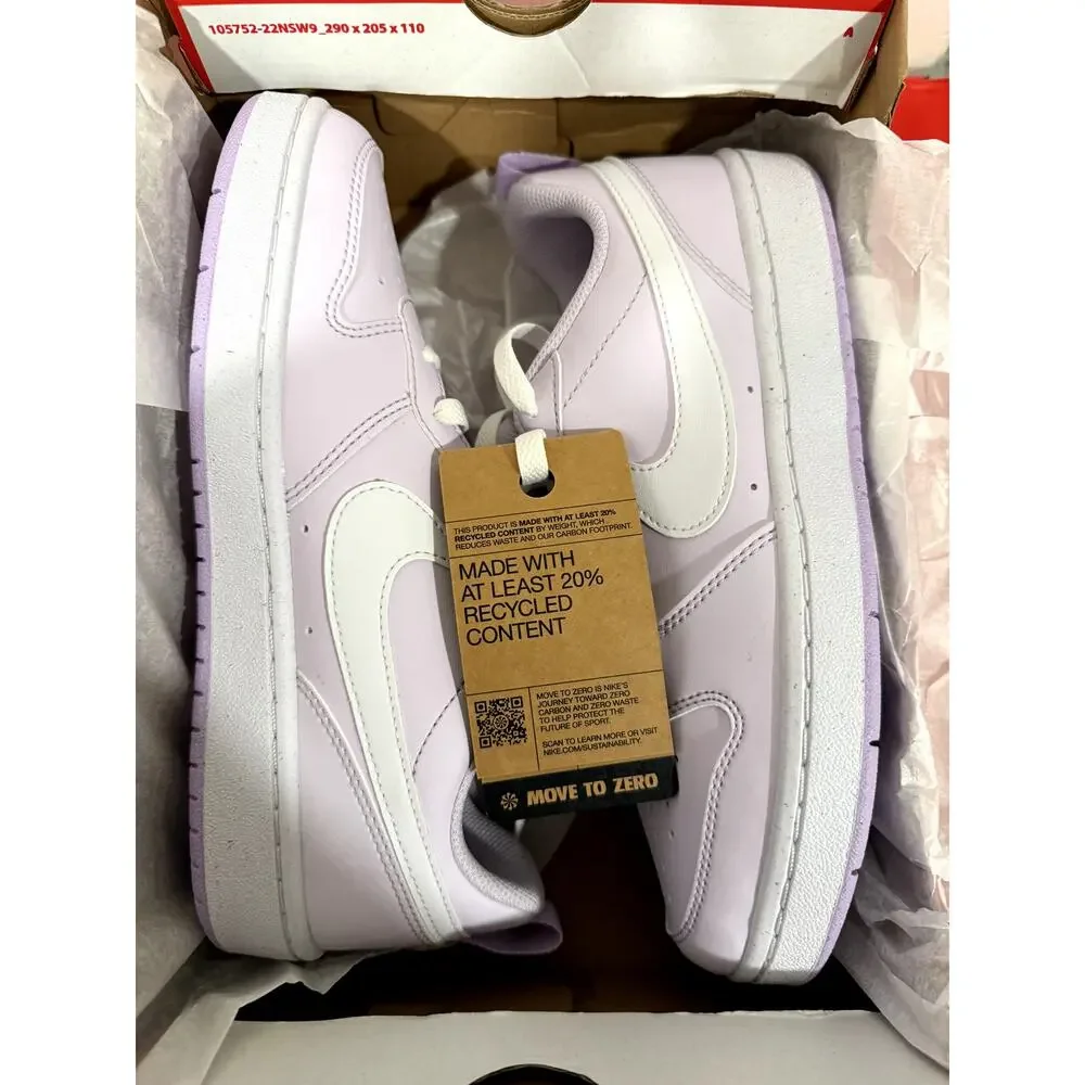 NEW Nike Court Borough Low Recraft Lilac Size 6.5Y/8 Women's DV5456-500 Shoes